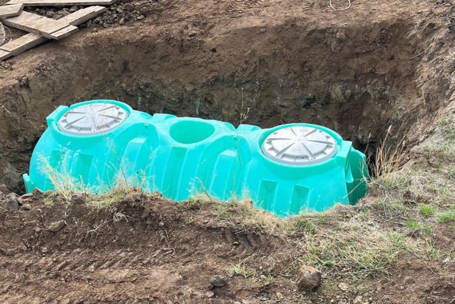 Installed a septic tank